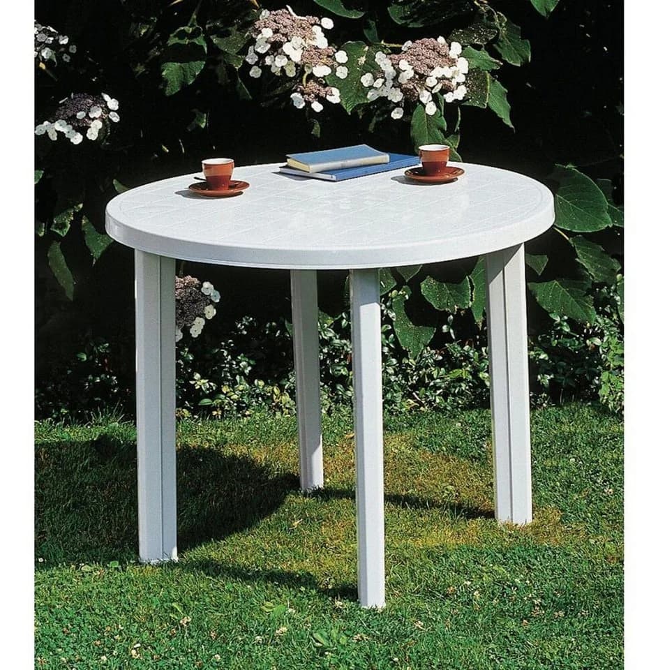 Ipae-Progarden Gartentisch Tondo 90cm Kunststoff Terrassentisch - Bild 2
