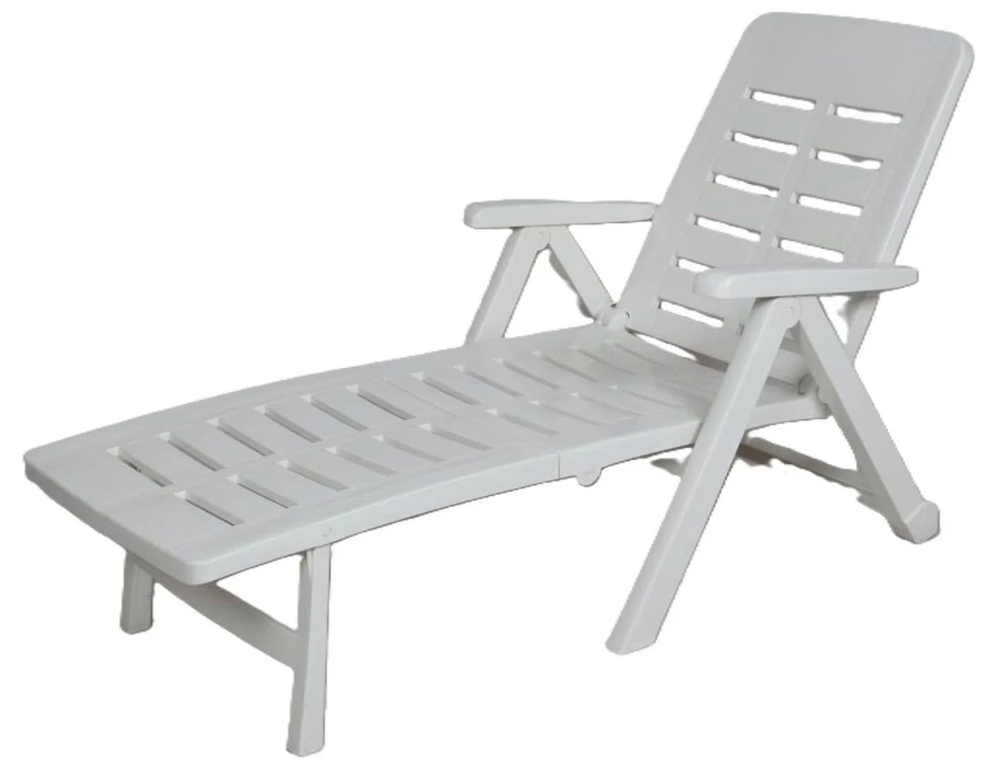 Ipae-Progarden Gartenliege Sonnenliege Weiß - Bild 2