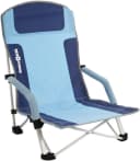 Brunner Faltstuhl Strandstuhl Bula Blau Silber Bild 1