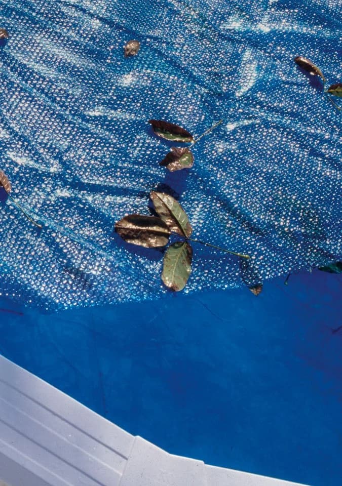 GRE Pool-Abdeckplane Sommer blau PE 370x620cm