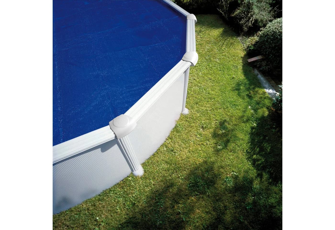 GRE Pool-Abdeckplane Sommer blau PE 370x620cm - Bild 3