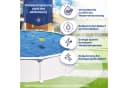GRE Pool-Abdeckplane Sommer blau PE 370x620cm Bild 5