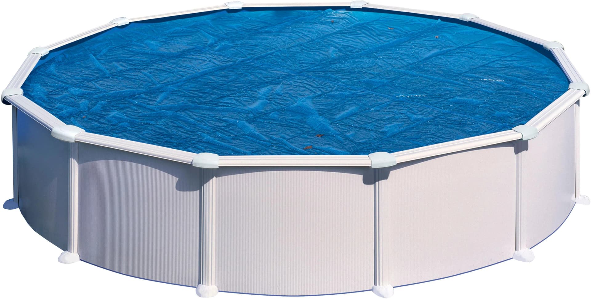 GRE Pool-Abdeckplane Sommer blau 245x245 cm PE