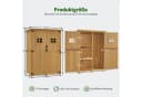 MCombo Gartenschrank Holz Grau Wetterfest Bild 3