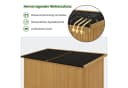 MCombo Gartenschrank Holz Grau Wetterfest Bild 4