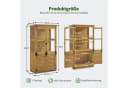 MCombo Gartenschrank Holz Wetterfest mit Ablage Bild 3