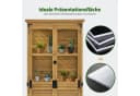 MCombo Gartenschrank Holz Wetterfest mit Ablage Bild 4