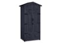 MCombo Gartenschrank Anthrazitgrau 2 Regale Bild 2
