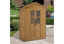 MCombo Gartenschrank 1743D Natur Wetterfest mit 6 Regalen Bild 1