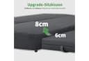 MCombo Hollywoodschaukel M mit Liegefunktion 8012 (grau), Teslin-Stoff Bild 4