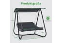 MCombo Hollywoodschaukel M mit Liegefunktion 8012 (grau), Teslin-Stoff Bild 5