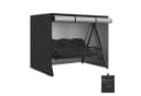 MCombo Abdeckung Hollywoodschaukel 4001/4002 Schwarz Wasserdicht Bild 2