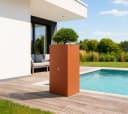 Herstera Garden Pflanzkübel Cube Rost Modern Bild 1