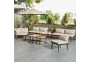 Celya Gartenlounge-Set 6-tlg. Beige Verzinktes Eisen Bild 3