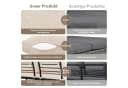 Celya Gartenlounge-Set 6-tlg. Beige Verzinktes Eisen Bild 5