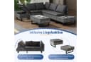 Celya Gartenlounge-Set für 4-5 Personen mit Ecksofa und Tisch Bild 4