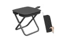 Jumpeak Klappstuhl Outdoor Tragbarer Hocker Schwarz Bild 2