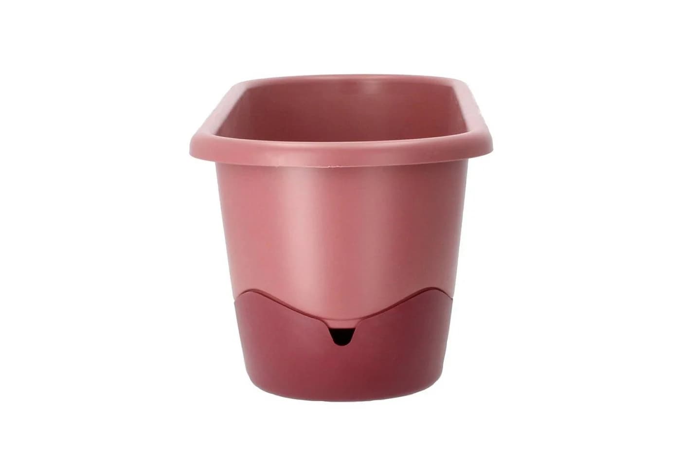 PLASTIA Mareta Balkonkasten 60 cm Rosa Weinrot mit Erdbewässerung - Bild 3