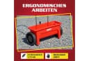 Hecht Streuwagen 212 Universal Salzstreuer Düngerstreuer 46 cm Arbeitsbreite 12 l Füllmenge Bild 5