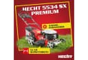 Hecht Benzinrasenmäher 5534 SX 51cm Radantrieb 5-in-1 Stahl Bild 1