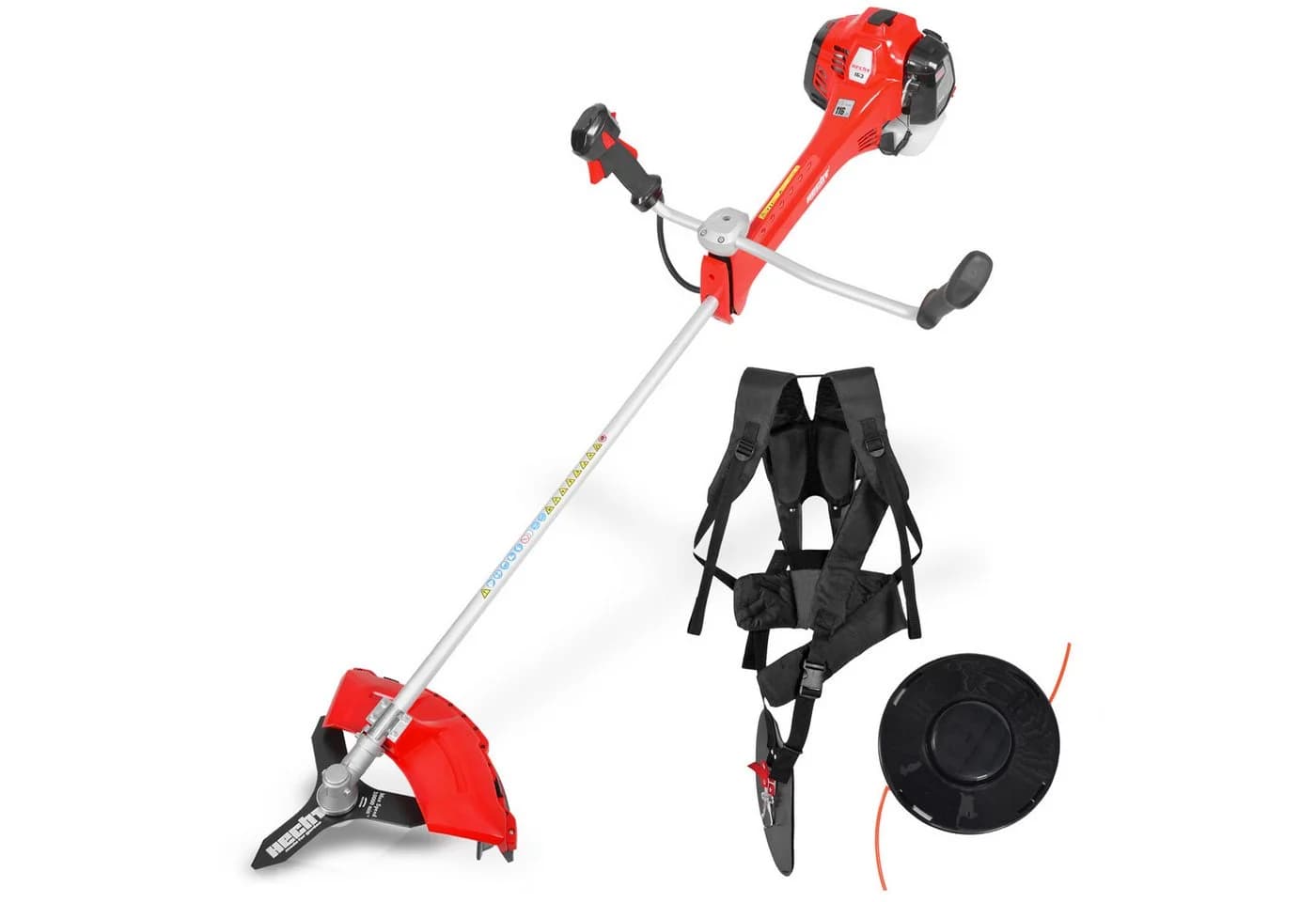 Hecht Benzin-Freischneider 3,1 PS Auftipp-Automatik 25,5 cm Messer 42 cm Faden - Bild 2