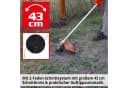 Hecht Benzin-Freischneider 3,1 PS Auftipp-Automatik 25,5 cm Messer 42 cm Faden Bild 3