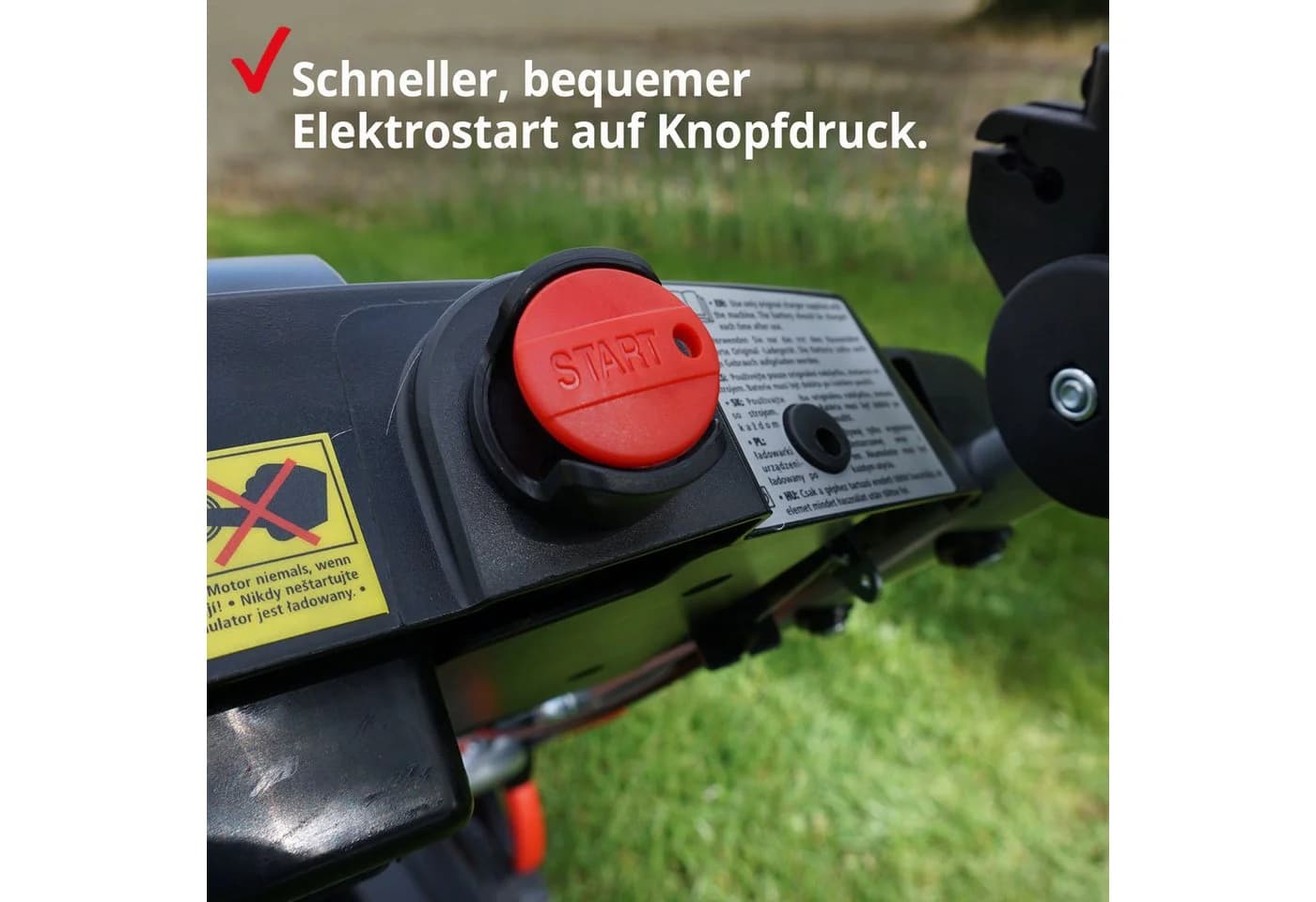 Hecht Benzinrasenmäher 5564 SXE mit Elektrostart und Mulchkit - Bild 3