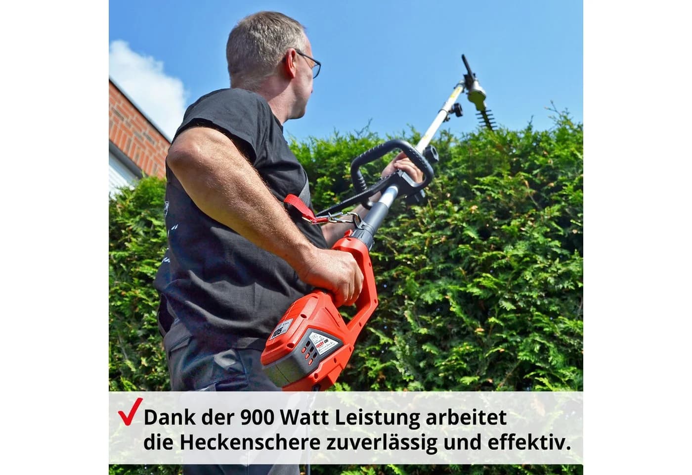 HECHT Elektro-Teleskop-Heckenschere 695 900W LASER-CUT - Bild 4