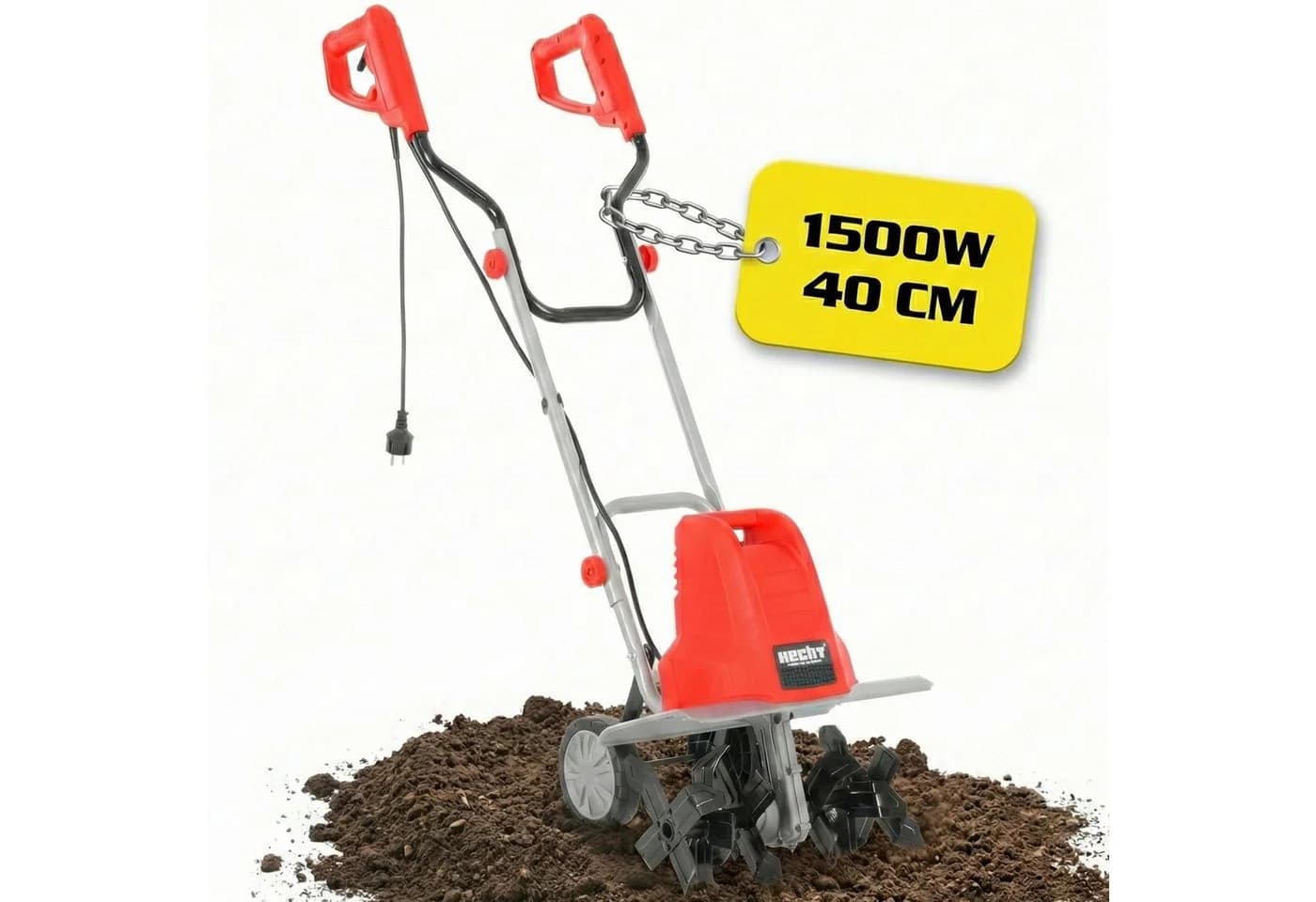 Hecht 745 Elektro-Gartenhacke 1500 W 24 Messer Motorfräse - Bild 2
