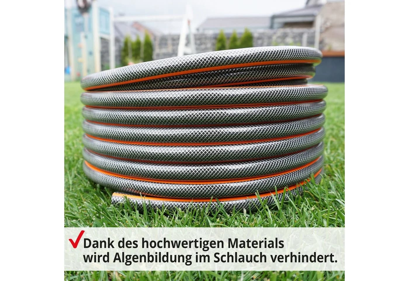 Hecht Gartenschlauch 30m 13mm UV-beständig PVC Schwarz - Bild 3