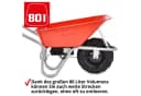 Hecht Motorschubkarre 2620 Elektro 24V 260kg Tragkraft 80L Wanne Bild 1