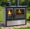 TRGO Gartenkamin Outdoor-Küchenofen Edelstahl 6 kW Bild 1