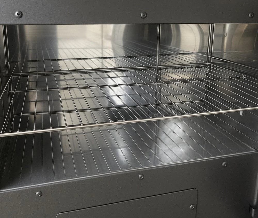 TRGO Gartenkamin Outdoor-Küchenofen Außenherd Holzherd Modell Forno Schwarz 6 kW - Bild 4
