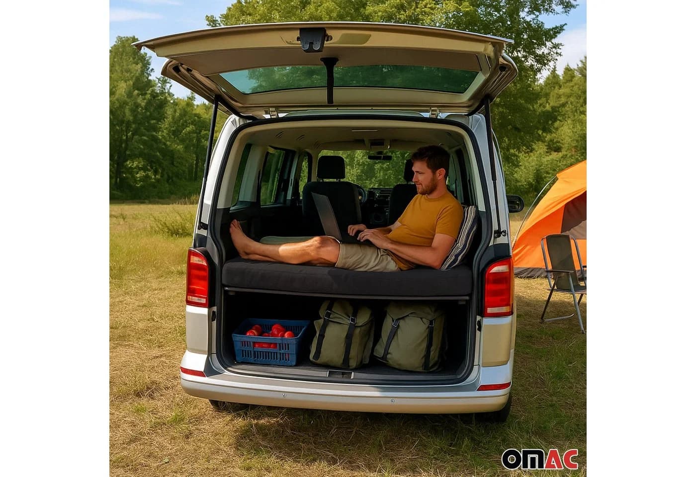 Klappmatratze Multiflexboard Set für VW T5 T6 T6.1 Multivan OMAC
