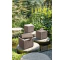 Allibert Gartenbox Kühlbox Ice Cube Cappuccino Rattan-Optik Bild 3