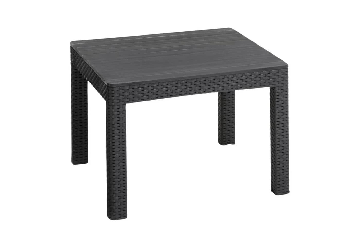 Keter Gartentisch Quadratisch Orlando Graphit Kunststoff