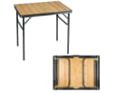 Camp Active Klappbarer Campingtisch Bambus Aluminium Bild 2