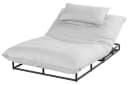Hartman Gartenliege Emma Schwarz Aluminium Sunbrella Bild 1