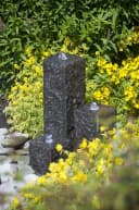 Gartenbrunnen UBBINK Taranto Anthrazit Granit Wasserspiel Bild 2
