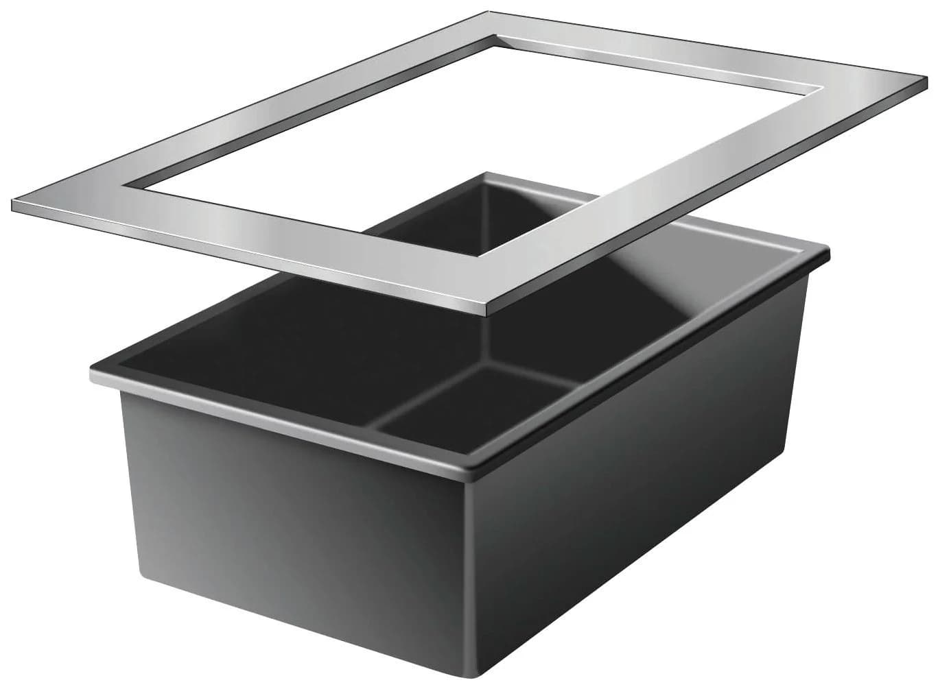 Brunnenumrandung UBBINK Quadra Silber Edelstahl - Bild 3