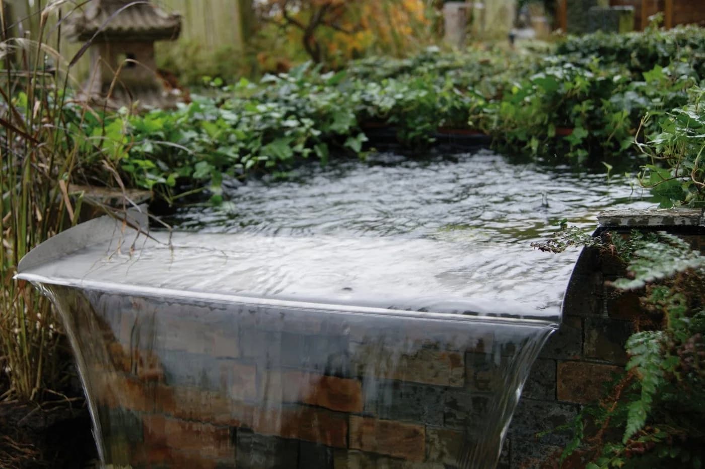 Ubbink Wasserfall Brisbane 30 cm Breite Edelstahl Silber - Bild 2