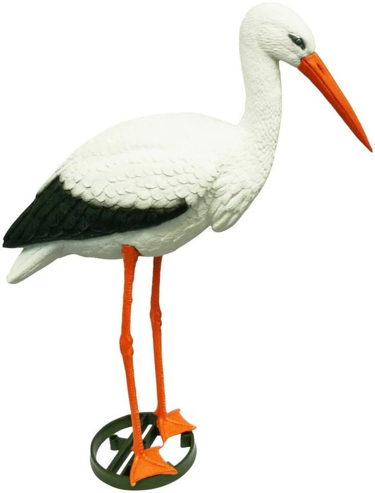 Ubbink Teichfigur Storch Natur Kunststoff