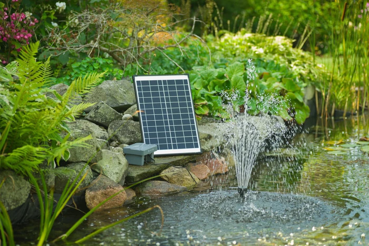 Springbrunnenpumpe UBBINK SolarMax 1000 Accu inkl. PowerControl - Bild 3