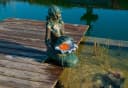 Ubbink Teichfigur Wasserspiel Meerjungfrau Oslo Set Bronzeoptik Bild 3