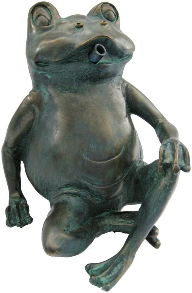 Ubbink Wasserspeier Frosch Polyresin Teichdekoration