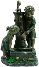 Ubbink Gartenbrunnen Atlanta Grau Polyresin Rustikal Bild 2