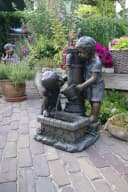 Ubbink Gartenbrunnen Atlanta Grau Polyresin Rustikal Bild 3