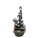 AcquaArte Gartenbrunnen Regina Rustikal Polyresin Braun Bild 1