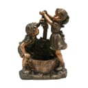 Ubbink Gartenbrunnen Memphis Polyresin Rustikale Dekoration Kinder am Brunnen Bild 1