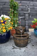 Ubbink Gartenbrunnen Las Vegas Polyresin Rustikal Braun/Grau Bild 2